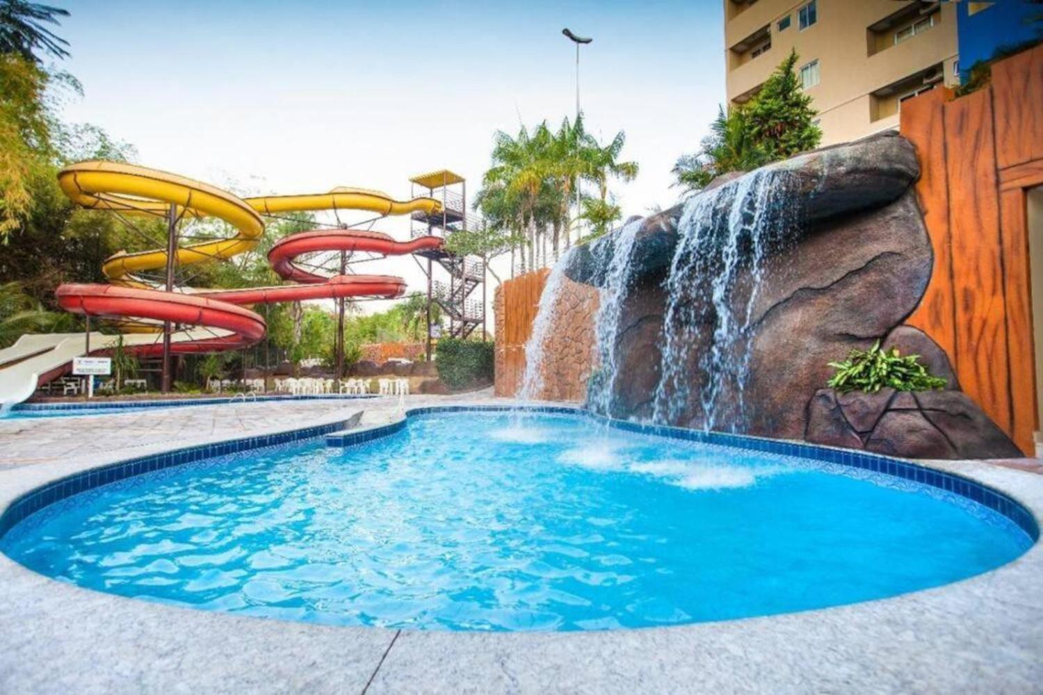 Caldas Novas, Golden Dolphin Grand Hotel, Quarto Sala Cozinha Aconchegante, Ap 361 Buitenkant foto