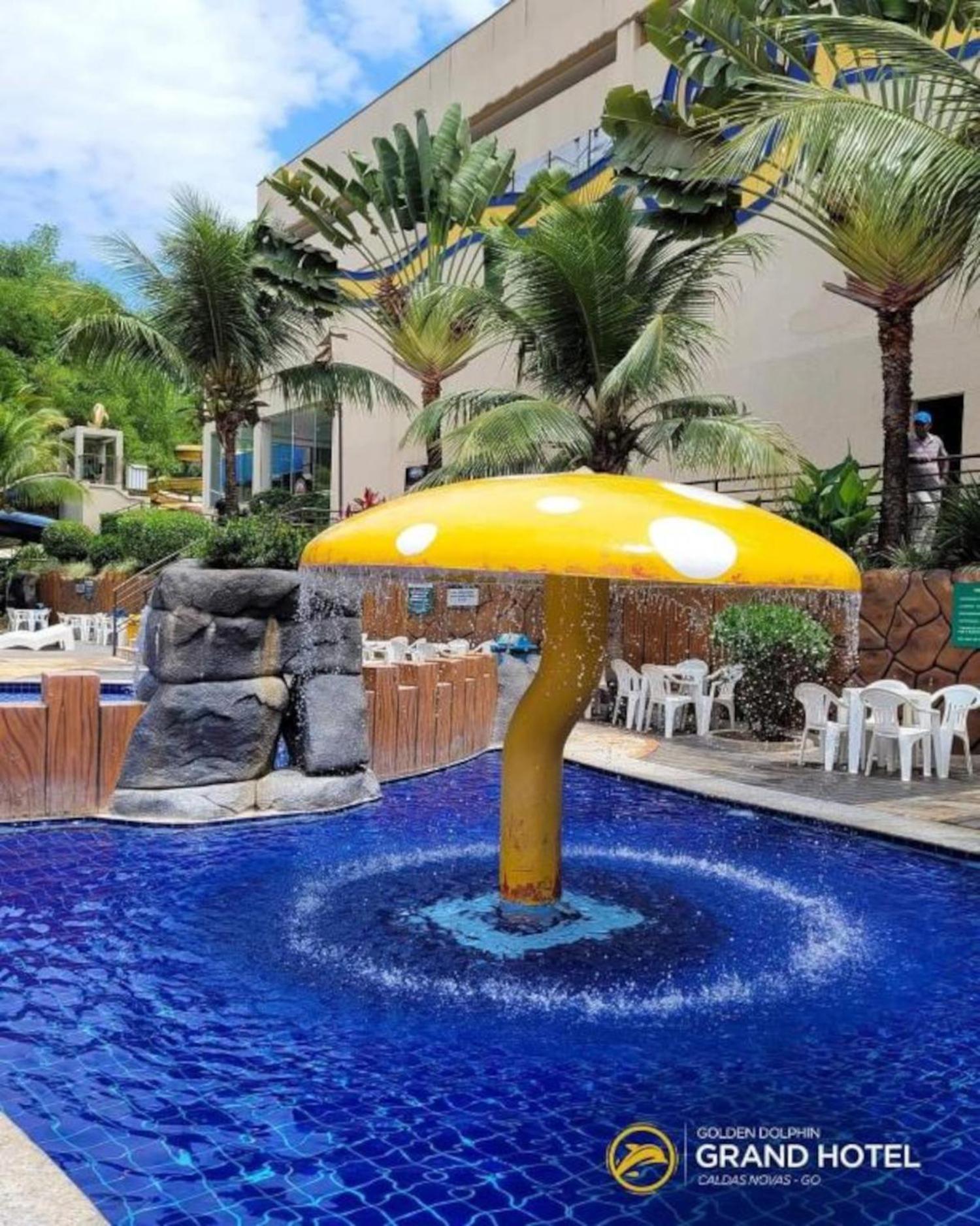 Caldas Novas, Golden Dolphin Grand Hotel, Quarto Sala Cozinha Aconchegante, Ap 361 Buitenkant foto