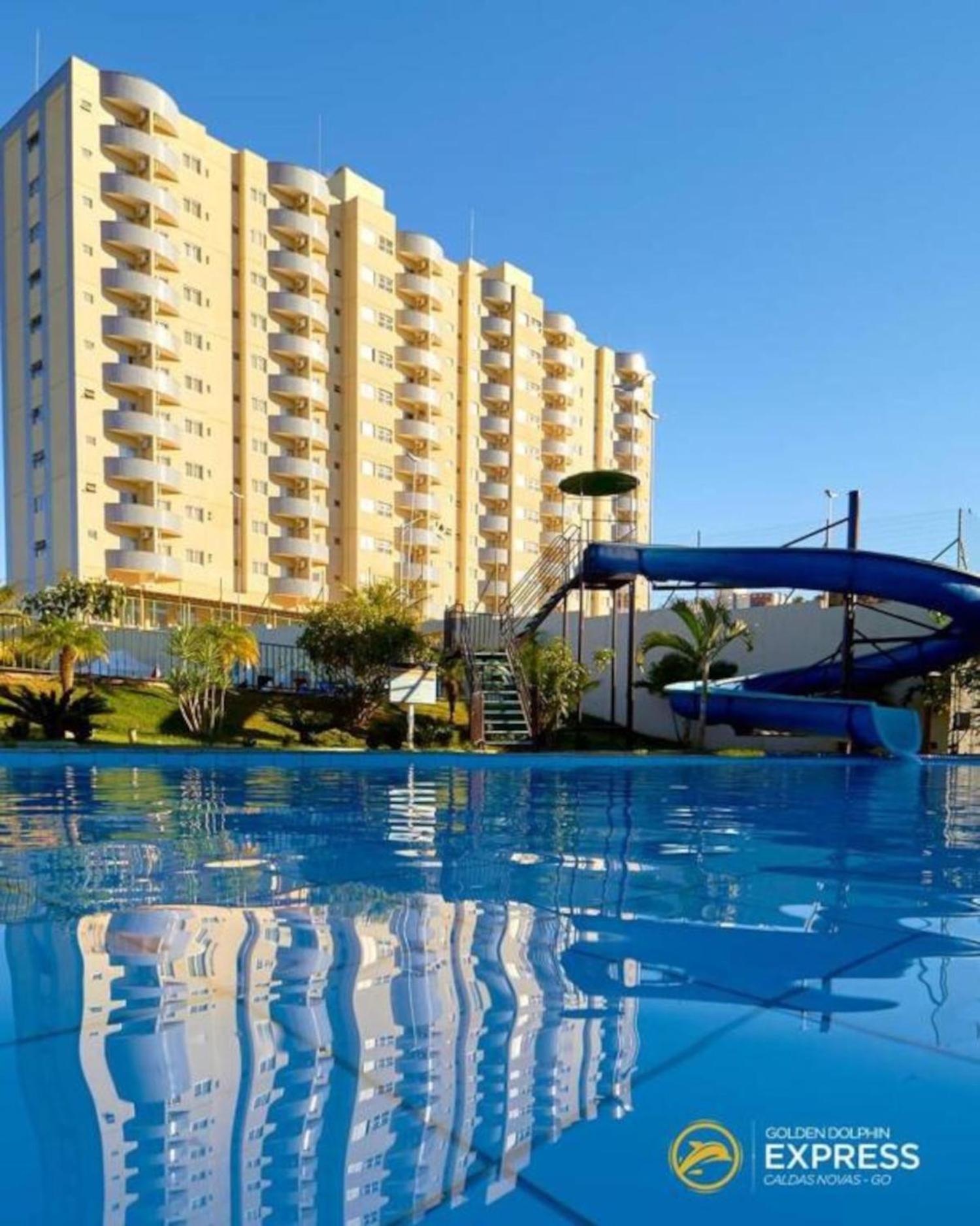 Caldas Novas, Golden Dolphin Grand Hotel, Quarto Sala Cozinha Aconchegante, Ap 361 Buitenkant foto